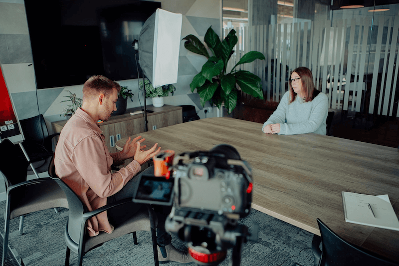 interview with a client